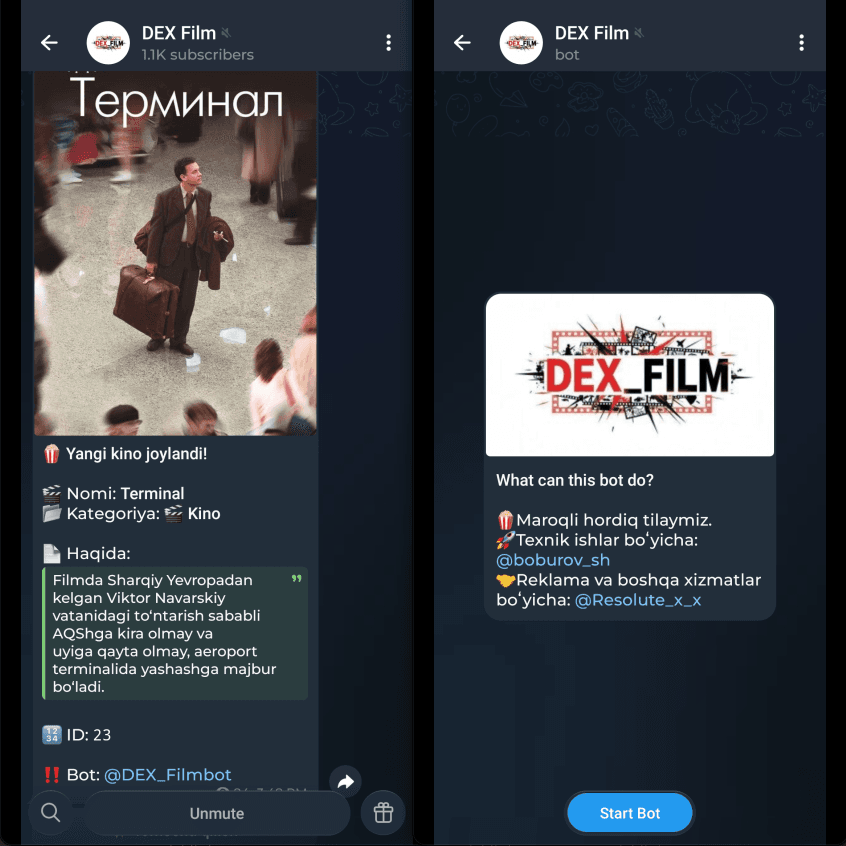 DexFilm Kino Bot