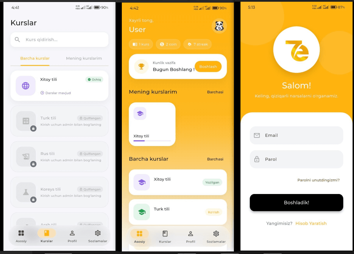Sevenedu Mobile APP